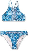 Roxy Big Girls' Sunny Dreams Rg Crop Top Swimsuit Set