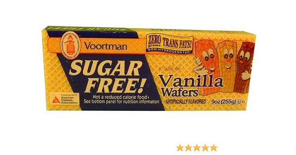 Voortman Wafer Cookies Sugar Free Vanilla 9 Oz Amazon Com Grocery Gourmet Food