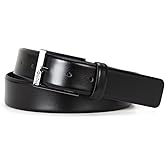 HUGO mens Garney Smooth Leather Dress Belt