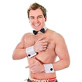 Male Stripper Cuffs & Bowtie Kit