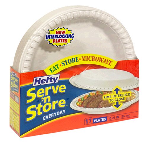 Hefty Interlocking Plates. Hefty Serve 'N Store 10 1/4" Everyday