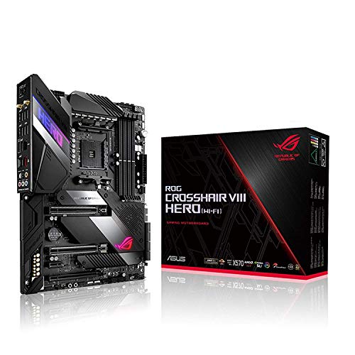 ASUS-ROG-Crosshair-VIII-Hero-Wi-Fi-Placa-Base-de-Gaming-ATX-AMD-X570-con-PCIe-40-Wi-Fi-6-80211ax-Integrado-LAN-a-25-Gbps-USB-32-SATA-M2-ASUS-Node-e-iluminacin-Aura-Sync-RGB