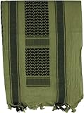 Shemagh Tactical Desert Keffiyeh Military Scarf, Olive Drab 42 x 42