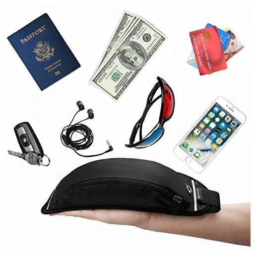 MYCARBON Fanny Packs for Women and Men Water Resistant Waist Pack for Men,Close Fitting Money Belt for Travel,Adjustable… - Image 4