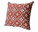 BOSSIMA Indoor/Outdoor Red Damask Deep Seat Chair Cushion Set.Spring/Summer Seasonal Replacement Cushions