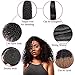 QinMei 10A Brazilian Virgin Curly Hair 3 Bundles With Closure (10 12 14+10) Free Part 100% Unprocessed Brazilian Kinky Jerry Curly 4x4 Lace Closure With Human Hair Bundles