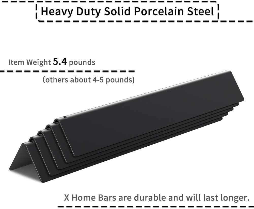 X Home 15.3 inch Durable Flavorizer Bars for Weber Spirit 300 Series (2013-2017), Porcelain Steel, 7636 : Garden & Outdoor