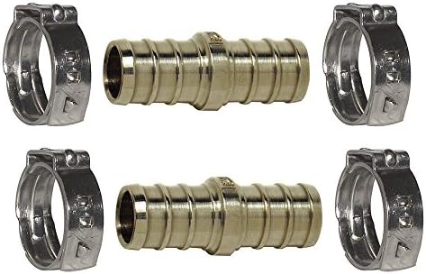 Repair Kit w/Cinch Clamps, PEX, 3/4" Pipe