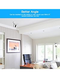 MASCARRY Blink XT - Soporte de pared para cámara de seguridad para el hogar, resistente a la intemperie, protección de 360 grados, ajustable, para interiores y exteriores, funda blink XT