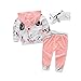Samgami Baby Girls Boy Cotton Printing Dot Pants Suit Kids Leisure Clothes Sport Clothing Set (tag：80/6-12M)