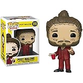 Funko Post Malone in Suit with Red Cup + Pop Protector: Pop! Rocks Vinyl Figure (Gift Set Bundled with ToyBop Brand Box Protector Collector Case)