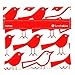 Lunchskins Reusable Quart Bag, Red Bird