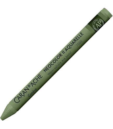 Amazon.com: CREATIVE ART MATERIALS Caran D'ache Neocolor II Crayon