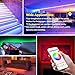 LED Strip Lights App Controlled, 16.4ft/5M Bluetooth Waterproof Music Light Strips, 24V 150 LEDs 5050 RGB Flexible Lighting with Adhesive, LED Strip Lighting Kit for Home Kitchen