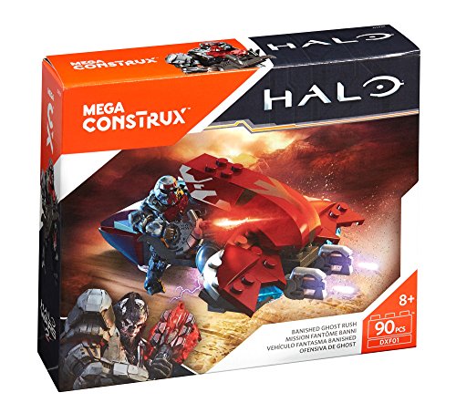 Mega Construx Halo Banished Ghost Rush Building Set