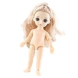 Flexible 13 Joints BJD Doll Body Figure, Doll