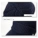 Comhats Winter 2 Piece Wool Knit Hat & Scarf Set for Men Women Visor Beanie Fleece Lined Cold Weather Warm Gray Medium