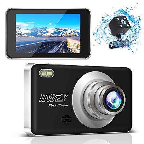 Dash Camera for Cars Front and Rear, 1080P FHD Car Driving Recorder with Night Vision 4
