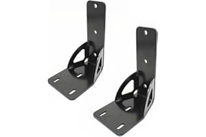 TUELETFU Awning Bracket Replaces 813402 50mm Wide 8mm Pre-drilled Holes Awning Bracket with Gusset - Pair