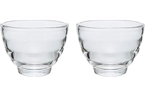 Hario Yunomi Tea Cup Set, 170ml, Clear