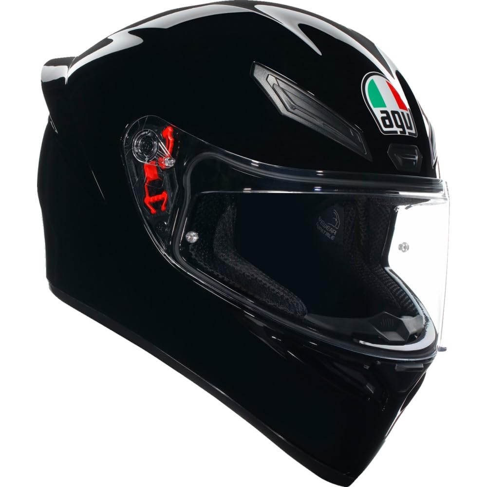 AGV K1 S Street Helmet - Black Matte | Lightweight, ECE 22.06 Certified Motorcycle Helmet