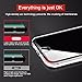 iPhone 8 7 Screen Protector, Wsiiroon iPhone 8 7 Tempered Glass Screen Protector Film,Bubble Free,Anti-Oil & Fingerprint, 9H Hardness,HD Ultra Clear(2 PACK)