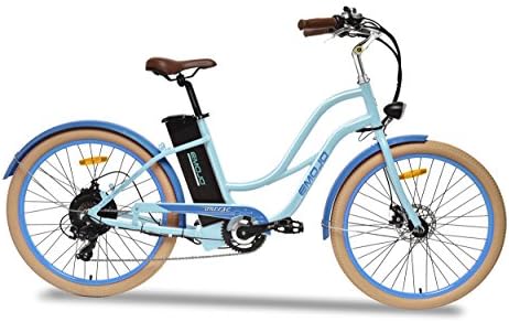 Emojo BREEZE ELECTRIC BIKE, 500W 36V electric motor Beach cruiser (Blue)