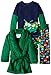 Baby Bunz Baby Boys' 3 Piece Monster Robe and Pajama Set