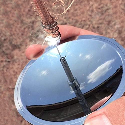Mexidi Solar Cigarette Lighter, Waterproof Windproof Solar Spark Cigar Lighter Fire Starter Ourdoors Emergency Survival Tools (Silver)