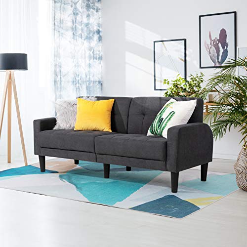 Vongrasig 63'' Small Loveseat Furniture, Modern Fabric 2Seat Sofa