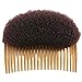 AnHua®1PC BUMP IT UP Volume Inserts Do Beehive hair styler Insert Tool Hair Comb (Brown)