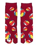Ninja Tabi Socks, Japanese Ninja/ Samurai Tabi Socks: Uni-sex (Beachball-Usen)