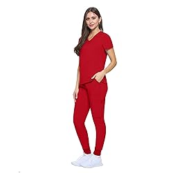 M&M SCRUBS Women's Essential Jogger Scrub Set