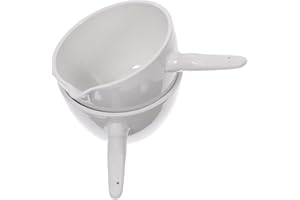 Healvian 2Pcs 70Ml Porcelain Round Evaporating Bowls with Handle Laboratory Evaporation Dishes for Scientific