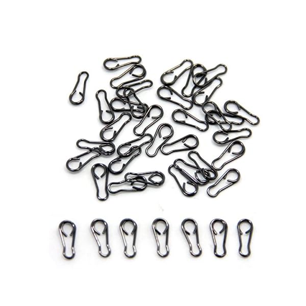 SAMS-Quick-Change-Clips-Carp-Fishing-Tackle-Multi-Clip-Swivels-Rings-Rigs-Links-40PCS-Packed