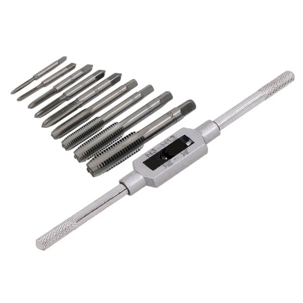 Neilsen CT1467 10pc Tap Set with Tap Wrench M2.5 M3 M4 M5 M6 M7 M8 M10 M12