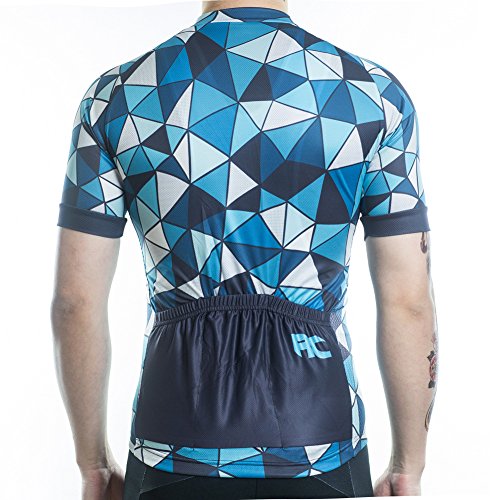 Racmmer Mens Breathable Short Sleeve Cycling Jersey Ultra-Light Cycling Clothing - Thumbnail 3