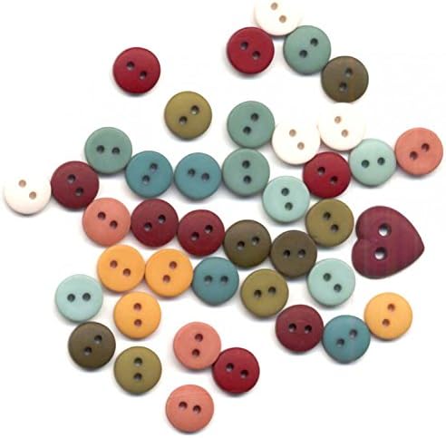 Hillcreek Designs 6005-IB Cider Mill Road Blends Button Pack, 5/16"