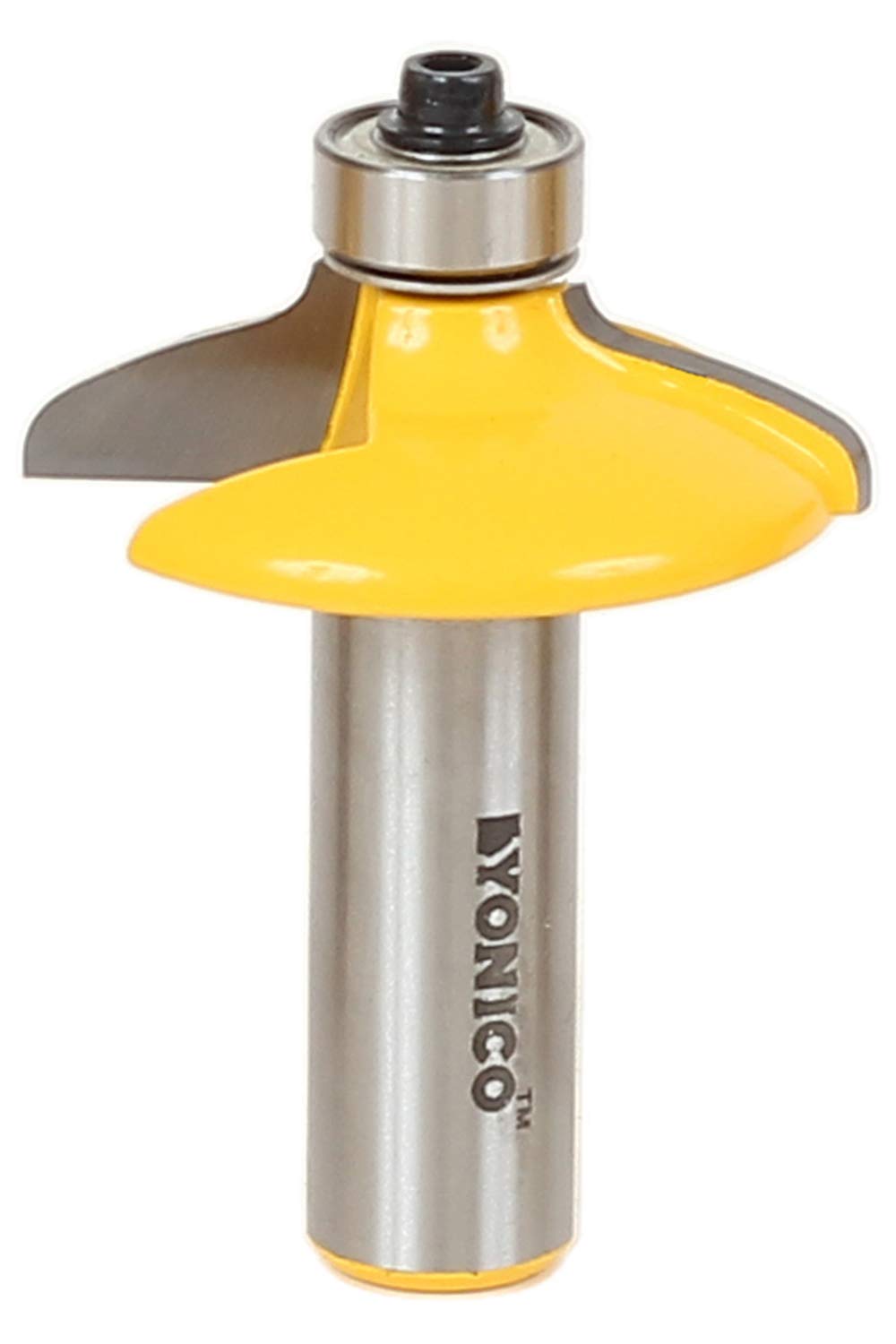 Yonico 12162 - Drawer Front Joint Router Bit, Ogee - Cutting Depth: 17/32", Cutting Height: 7/16" - 1/2" Shank