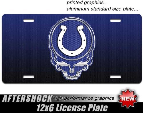 Colts License Plate Indianapolis football auto tag