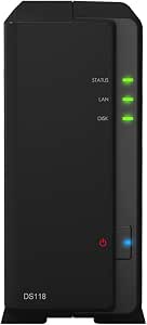 Synology 1 Bay Nas Disk Station Ds118 Diskless Amazon Ca Electronics