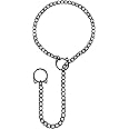 MILAKOO Heart O-ring Slip Chain Necklace for Women Punk Rock Choker Goth Adjustable Lariat Y-Necklace