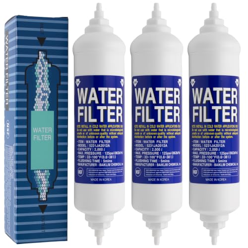 Water Filter 5231JA2012A | 3x Wasserfilter für LG, Hotpoint Kühlschränke