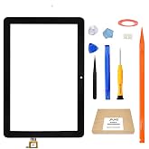 for Fire HD 8 /HD 8 Plus Tablet (12th Generation Released in 2022/2024) R2SP8T R24SB8 Screen Digitizer Replacement Panel Front Glass Lens, for Fire HD 8 /HD 8 Plus 12th Gen and Tecno Tablet T805S