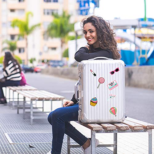 DECYOOL 110 Pcs Girls Cute Laptop Stickers Decal for Water Bottle Skateboard Luggage Motorcycle Phone Bicycle Guitar