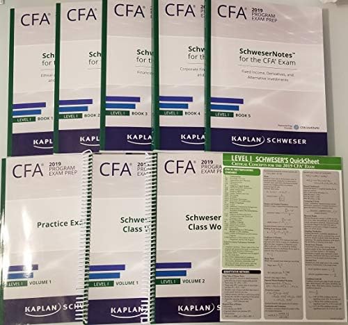 2021 CFA Level 1 Schweser Notes: Content Books 1-5, Practice Exam