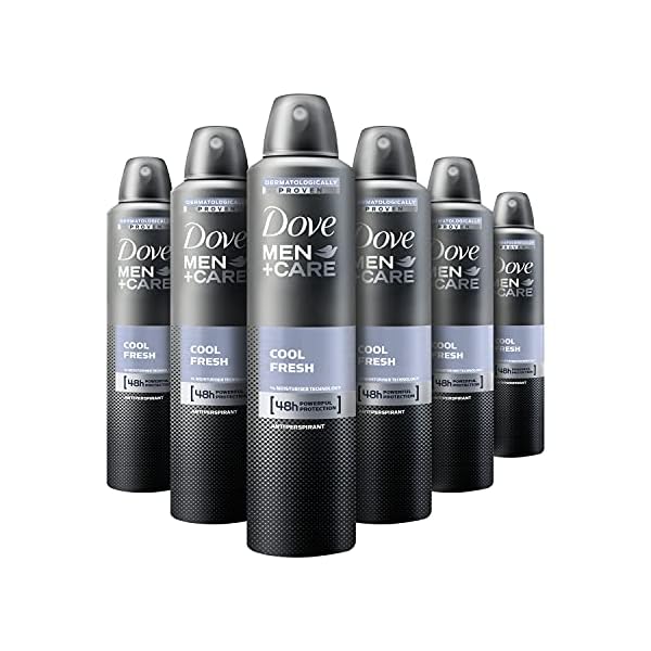 Dove Cool Fresh Anti-Perspirant Deodorant Aerosol for Men 250 ml - Pack of 6