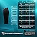 Calf Compression Sleeves For Men And Women - Leg Compression Sleeve - Footless Compression Socks for Runners, Shin Splints, Varicose Vein & Calf Pain Relief - Calf Brace For Running, Cycling, Travel