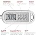 MeasuPro Professional Instant Read Food Thermometer, IPX7 Waterproof Digital Cooking Thermometer, Thermofast Internal Meat Thermometer w/ Hold Function and Calibration Capability, Stainless Steel