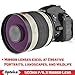 Opteka 500mm f/6.3 (with 2x- 1000mm) Telephoto Mirror Lens for Canon EF-Mount EOS 90D, 80D, 77D, 70D, 60D, 50D, 7D, 6D, 5D, 5DS, 1DS, T8, T8i, T7i, T7s, T7, T6s, T6i, T6, T5, SL3 and SL2 DSLR Cameras